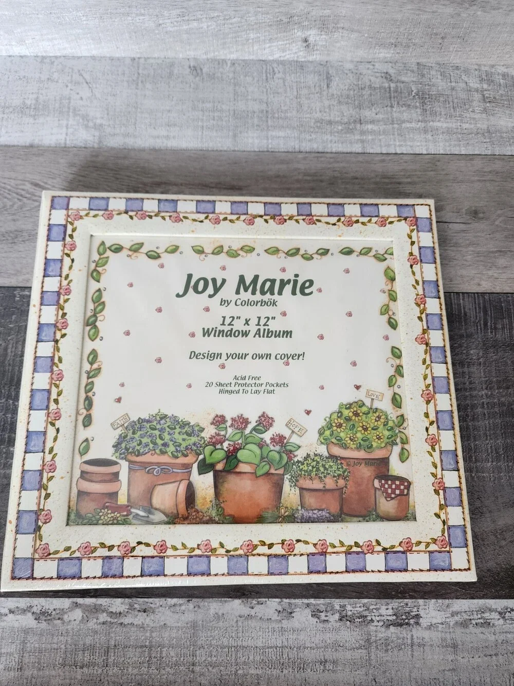 NEW 8.5 x 11 Colorbok Joy Marie Memories Scrapbook Window Photo Album SEALED